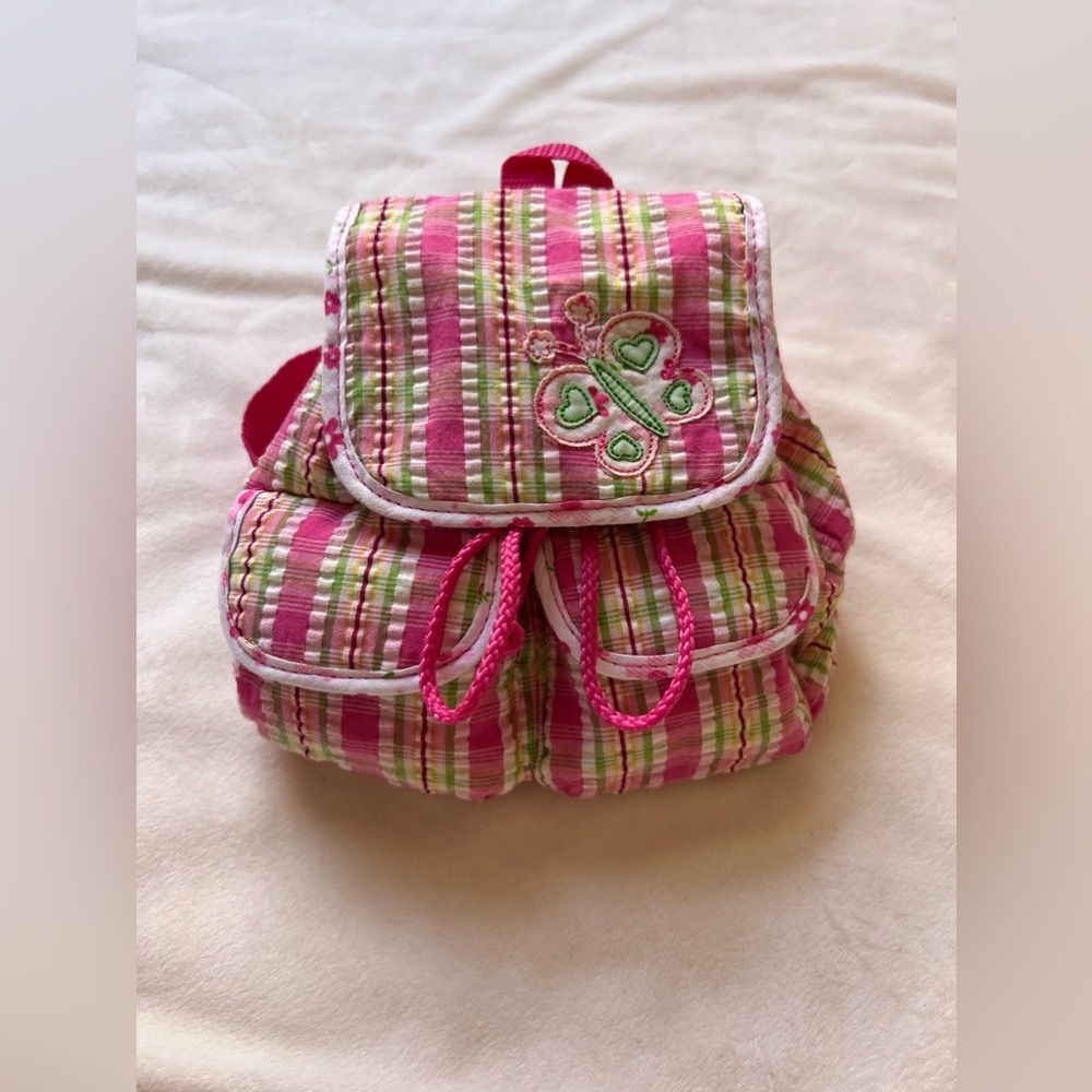 Claire's Club Butterfly Mini Backpack - Pink